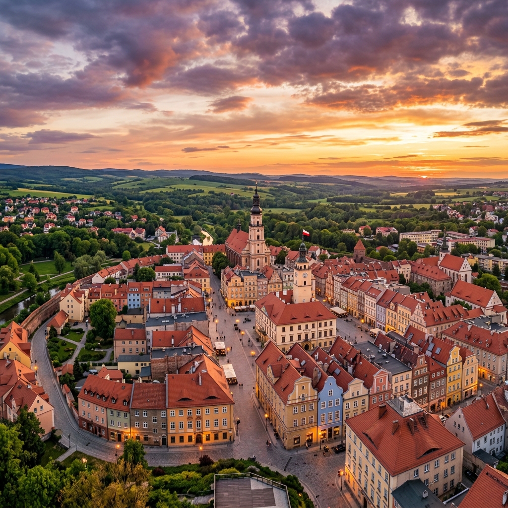 Panorama Dzierżoniowa
